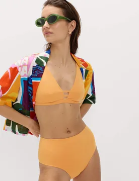 Sculpt High Waisted Bikini Bottoms Mango female - M&S - FashionsVida