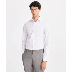 Camisa de hombre super elástica lisa