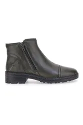 Stivaletti Verdi in Vera Pelle con Cerniere Laterali 379018 38