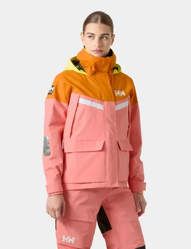 Women's Pier 4.0 Jacket Pink M - Coral Almond Pink - Female - Helly Hansen - FashionsVida
