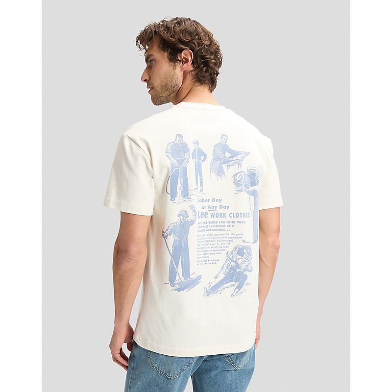 Workwear Worker Relaxed Tee Ecru Größe XL male