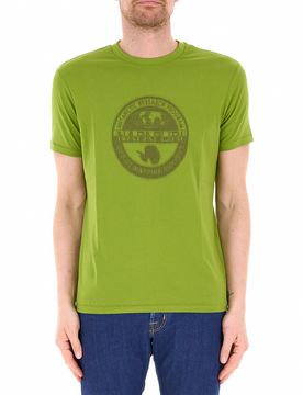 T-shirt in cotone VERDE ACIDO XL
