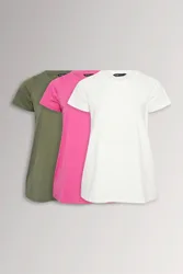 Pack Core T-Shirts - Multicolor - Size: 22-24