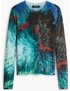 Jersey de mujer estampado m c lacroix - Desigual - FashionsVida