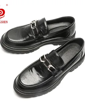 STRONGSHEN Men Casual Leather Shoes Outdoor Fashion Men Slip on Dress Shoes Quality Classic Male Business Loafers Men Moccasins - Aliexpress - FashionsVida