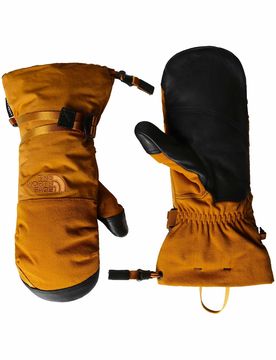 Wasserfeste Skihandschuhe aus Leder Montana Leather Wp Mitt Timber Tan Timber Tan Heather für Herren aus Leder Größe S Braun