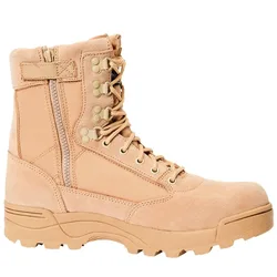 Bottes Tactical Zipper Camel EU 45