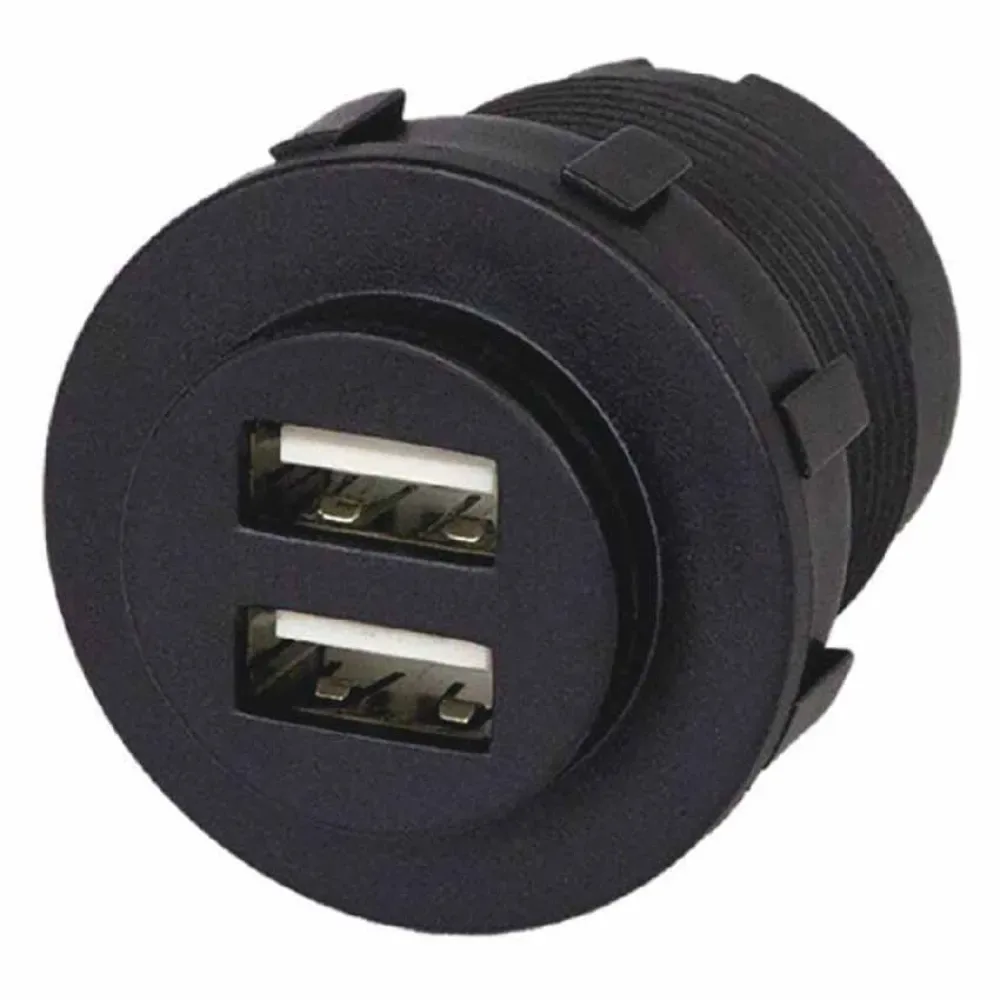 Ip56 Usb Plug 5a Black One Size unisex - Sutars - FashionsVida