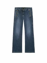 Jeans acampanados azul 40