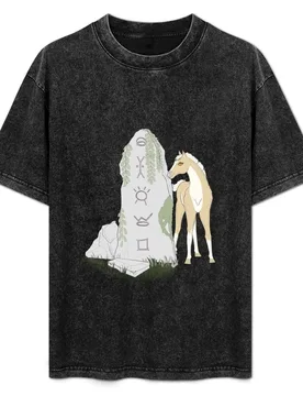 Star Stable Online inspired foal with a rune stone T-Shirt Modern Style Print T-Shirt - Aliexpress - FashionsVida