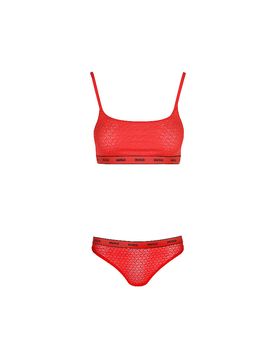 HUGO Unterwäsche Set VALENTINE bright red rot L damen