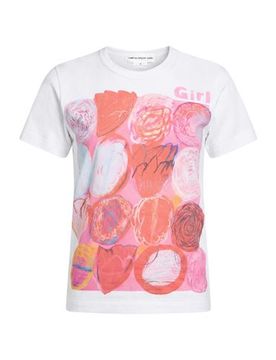 Comme Des Garçons Camiseta Mujer Blanco M Mujer