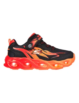 Sneakers Rosse con Fiamme da Bimbi Thermo Flash-Heat Flux 32 - Skechers - FashionsVida