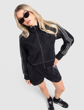 FIREBIRD TRACK TOP AUS DENIM - Damen, Schwarz - female - Size: L