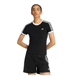 Originals Maglietta A Maniche Corte 3 Stripes Slim Black / White 2XS