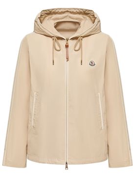Adjustable Hooded Jacket with Zip Closure - Size 0