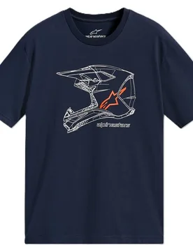 Maglia MX CSF Blu Marina taglia M - Alpinestars - FashionsVida