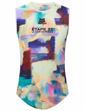 Maglietta Intima Tecnica Senza Maniche Tdf Arrivée Montmartre Blue