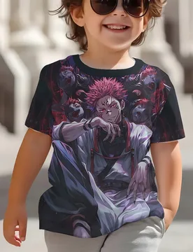 D Print Jujutsu Kaisen Satoru Gojo Baby Clothing 5 to 14 Years Male Outdoor Clothes for Children Boy Girl Child T-Shirt Top - Aliexpress - FashionsVida