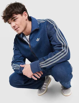 Firebird Denim Track Top - Herren, Blau - male - Size: XXL - adidas Originals - FashionsVida