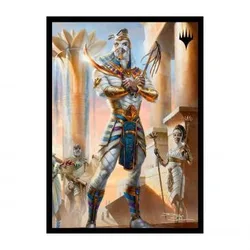 MTG Aetherdrift Deck Protector Sleeves Commander featuring Temmet, Naktamun's Will (100)