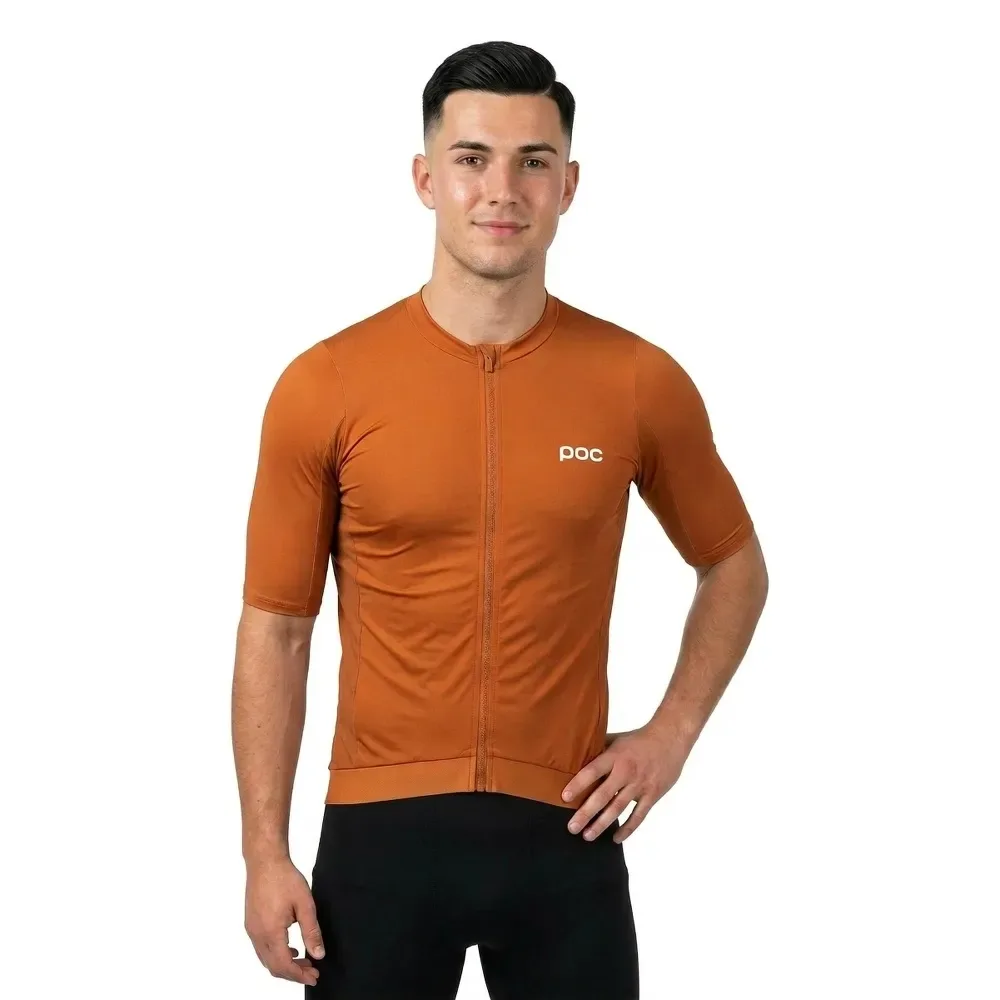 Maglia A Maniche Corte Cadence Bauxite Brown - Poc - FashionsVida