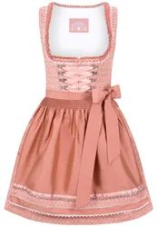 Dirndl Lilly (apricot, Gr. 36) von Wiesnwuid für Damen, 100% Baumwolle