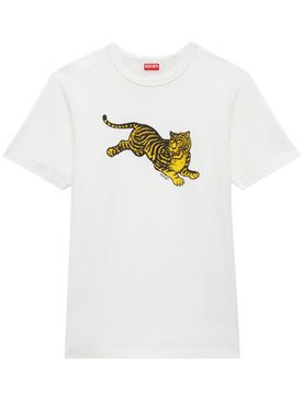 Crew Neck T-Shirt with Front Print
