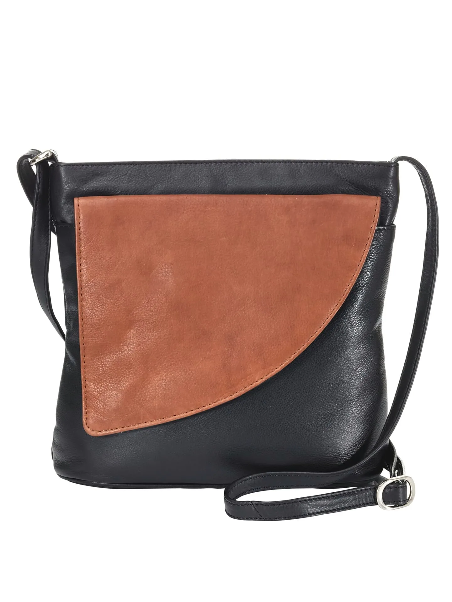 Lieblingshandtasche - Schwarz-Cognac - female - Size: 01 - Avena - FashionsVida