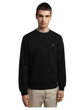 Felpa Balis Crew 1 Black 041 M - Napapijri - FashionsVida