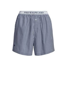 Polo Short de pyjama rayé en coton