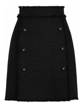 Minigonna in tweed Dolce & Amp Gabbana