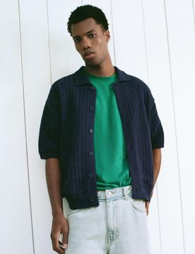 Camicia In Maglia Traforata