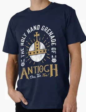 Holy Hand Grenade of Antioch 80s movie Monty Python Funny gift T shirt for men Large size Tops 100% cotton printed Clothes - Aliexpress - FashionsVida