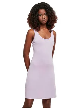 Vestito Corto Senza Maniche Modal Racer Back Lilac L