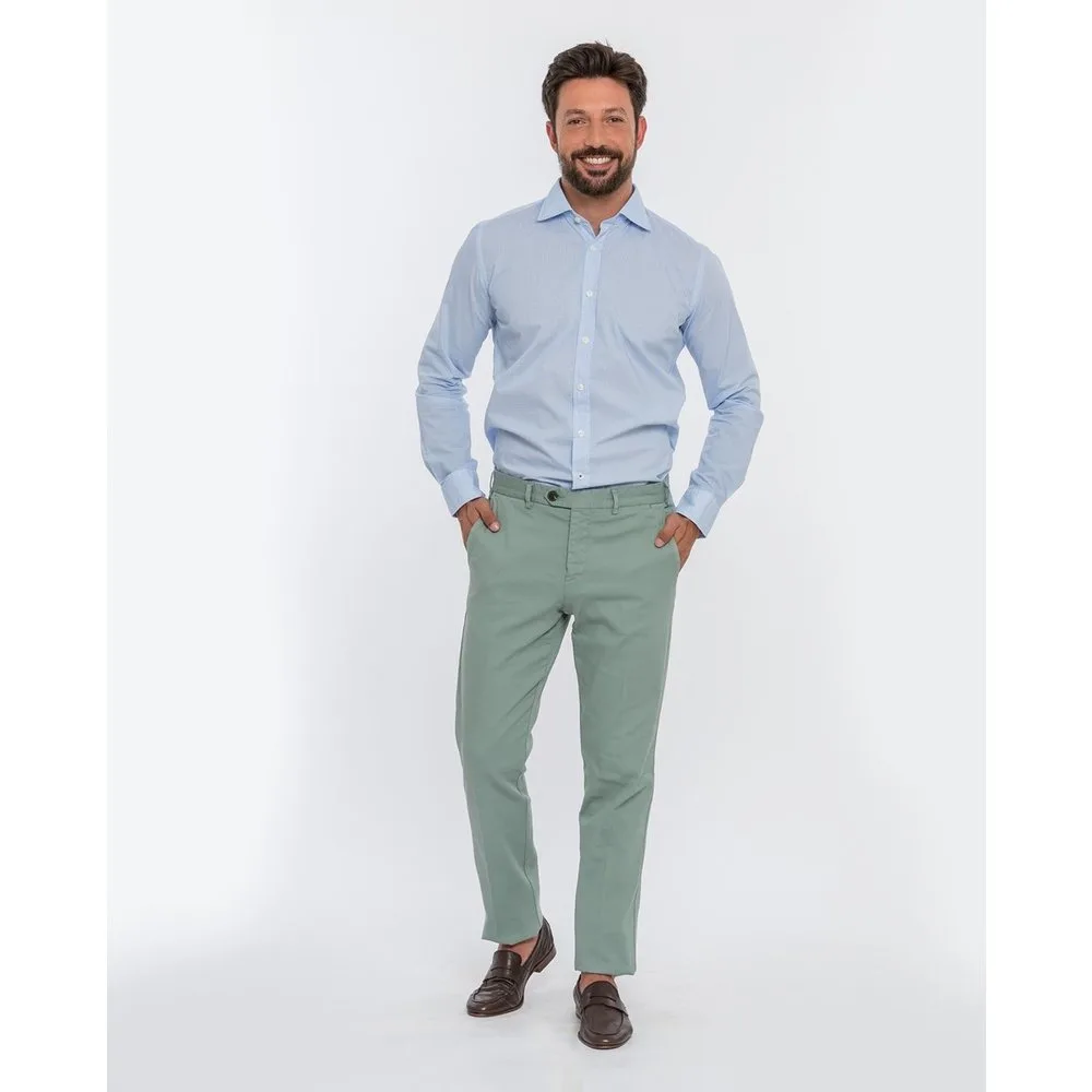 Pantalón chino de hombre regular en - Wickett Jones - FashionsVida