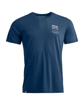 Camiseta funcional de hombre Mountain 150COOL azul oscuro XL - Ortovox - FashionsVida