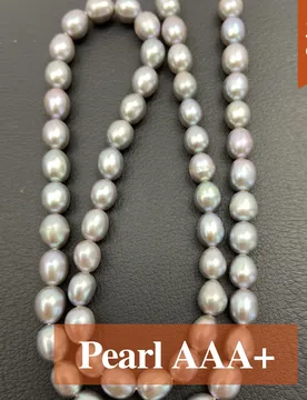 Natural Gray Freshwater Pearl Bead Rice AAA+ Pearl Loose Beaded for Making DIY Jewerly Necklace Bracelet Accessories 5-8mm - Aliexpress - FashionsVida