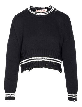 Marni Maglione nero da roundneck