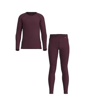 Kinder Unterzieh Set TRANSTEX® WARM dunkelrot 104 B - LÖFFLER - FashionsVida