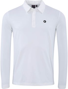 Cross Polo Thermo, Langarm, weiss m