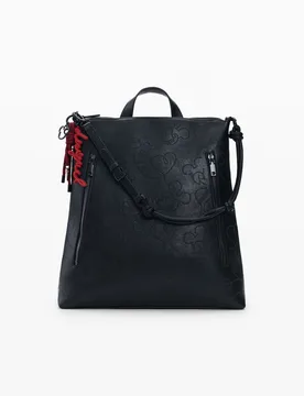 Sac à dos moyen appliques Mickey Mouse™ BLACK U female - Desigual - FashionsVida