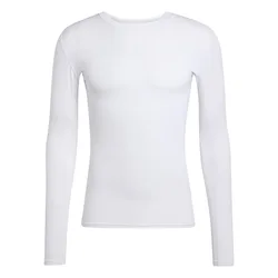 Langarmshirt Techfit - Blanc - male - Size: 2XL