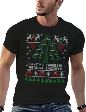 Santa's Favorite Network Engineer Christmas for IT Professionals T-Shirt t shirt for man t shirt man designer T-Shirt - Aliexpress - FashionsVida