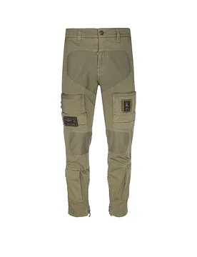 Pantalones cargo oliva 52 - Aeronautica Militare - FashionsVida