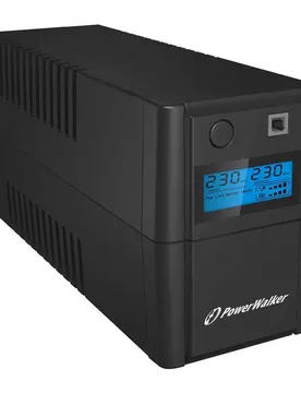 Onduleur Line-interactive 850 Va Avec 2 Prises 480w Black EU Plug unisex