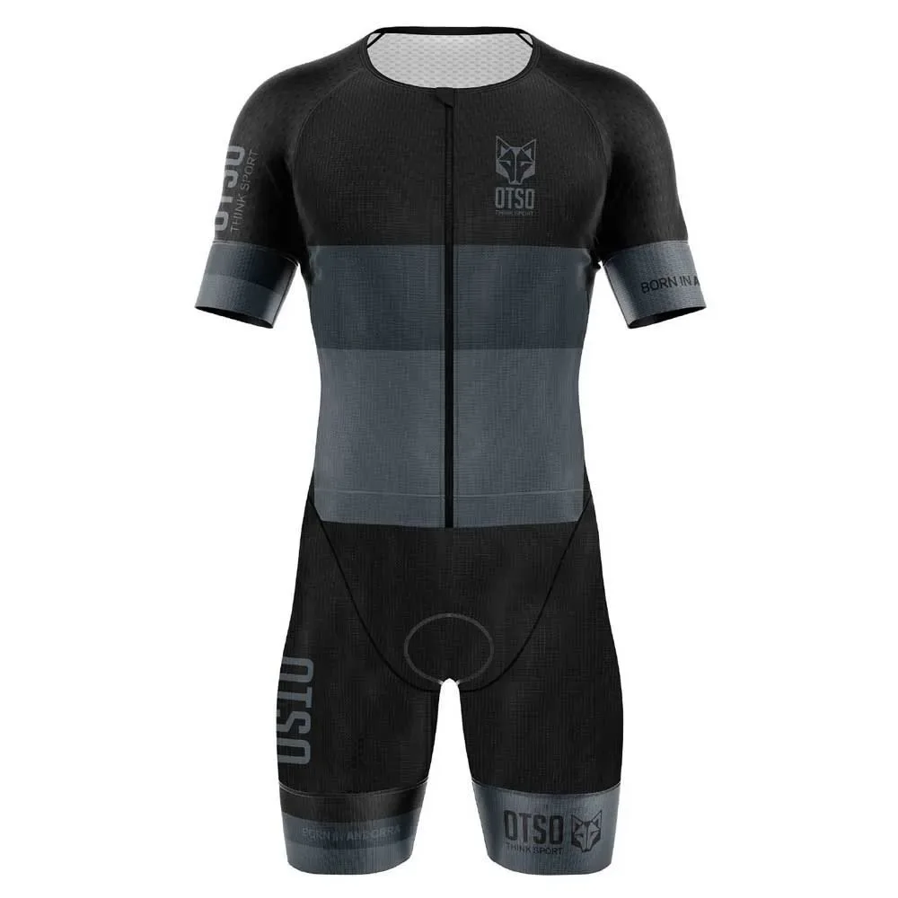 Trisuit A Maniche Corte Black Black M-S - OTSO - FashionsVida