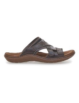 Sandali Marroni Con Fascia Ampia 3512 42