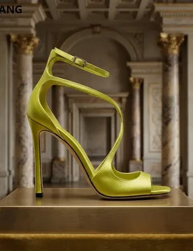 GMKANG Women's Square Peep Toe Cross Strap Buckle Sandals, Breathable Silk Summer Open Toe Heels, Comfortable Dress Shoes - Aliexpress - FashionsVida