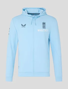 England Cricket Men's 26/27 Off Pitch Full Zip Hoodie BLUE 4XL male - Castore - FashionsVida